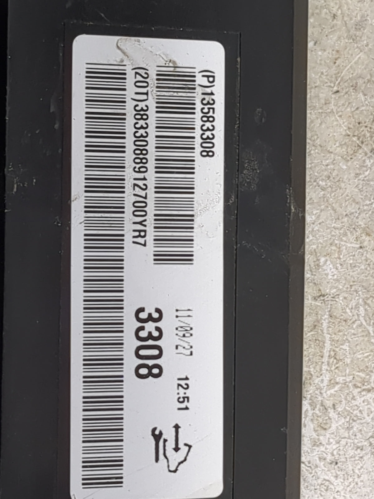 2012-2012 Gmc Terrain Body Control Module Bcm 13583308 - Oemusedautoparts1.com