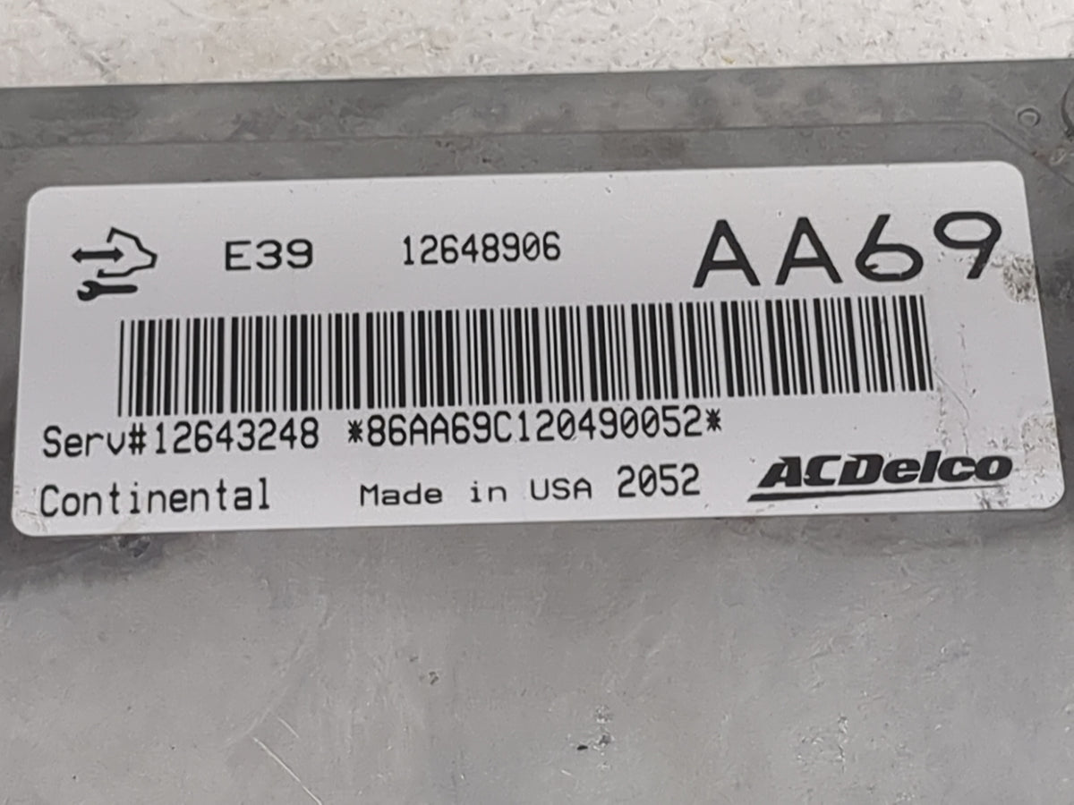 2012 Gmc Terrain PCM Engine Control Computer ECU ECM PCU OEM P/N:12648906 12643248 Fits 2013 2014 2015 2016 OEM Used Auto Pa