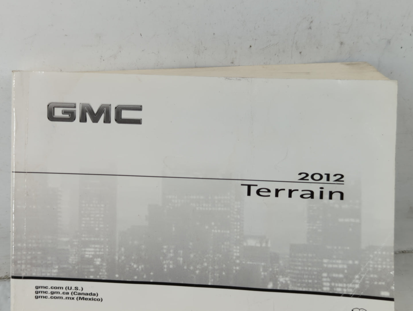 2012 Gmc Terrain Owners Manual Book Guide P/N:20846011 A OEM Used Auto Parts - Oemusedautoparts1.com