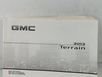 2012 Gmc Terrain Owners Manual Book Guide P/N:20846011 A OEM Used Auto Parts
