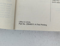 2012 Gmc Terrain Owners Manual Book Guide P/N:20846011 A OEM Used Auto Parts - Oemusedautoparts1.com