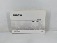 2012 Gmc Terrain Owners Manual Book Guide P/N:22862219 B OEM Used Auto Parts - Oemusedautoparts1.com
