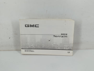 2012 Gmc Terrain Owners Manual Book Guide P/N:22862219 B OEM Used Auto Parts - Oemusedautoparts1.com