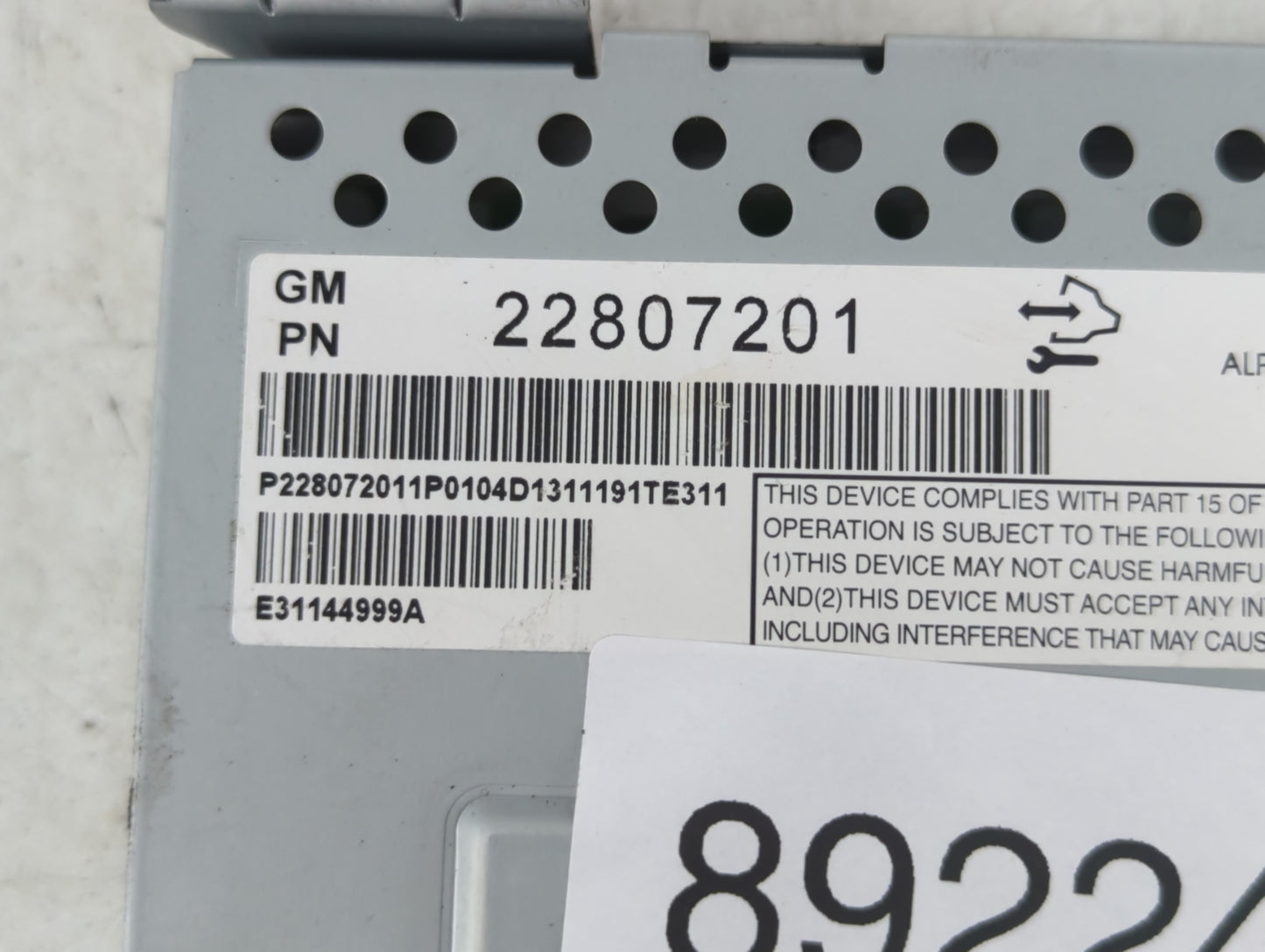 2010-2015 Gmc Terrain Information Display Screen - Oemusedautoparts1.com
