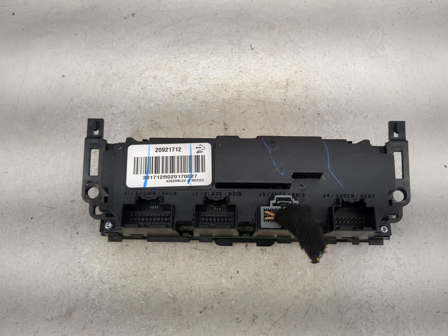 2012-2014 Gmc Yukon Climate Control Module Temperature AC/Heater Replacement P/N:20921712 Fits Fits 2012 2013 2014 OEM Used 