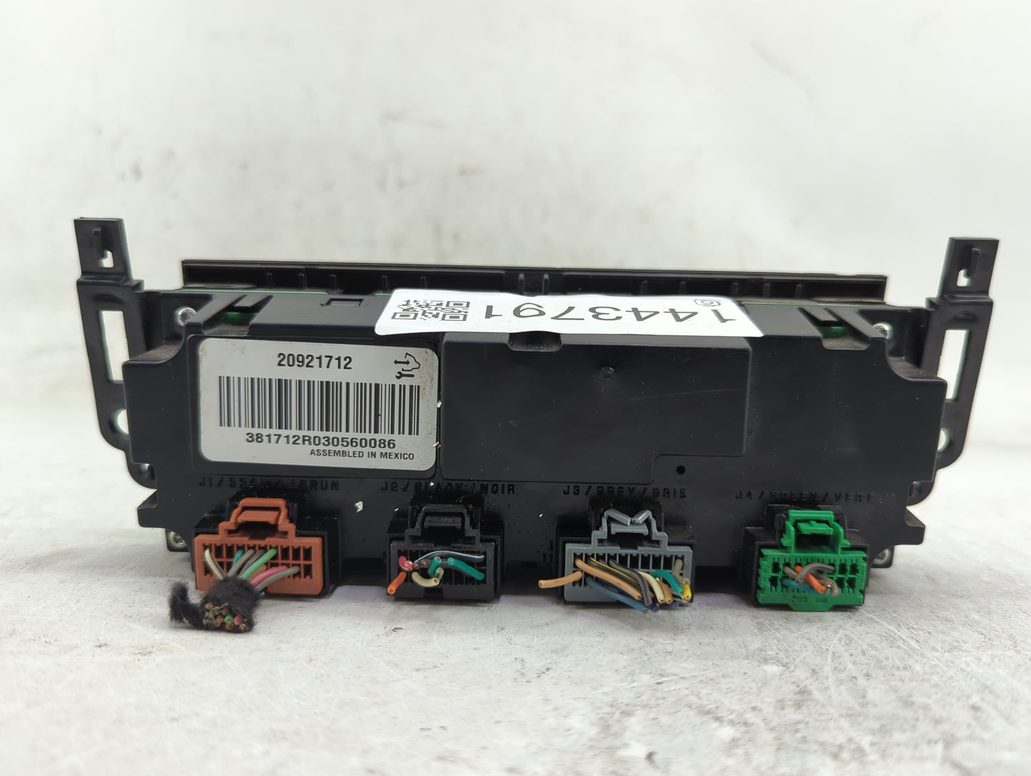 2012-2014 Gmc Yukon Climate Control Module Temperature AC/Heater Replacement P/N:20921712 381712R030560086 Fits OEM Used Aut