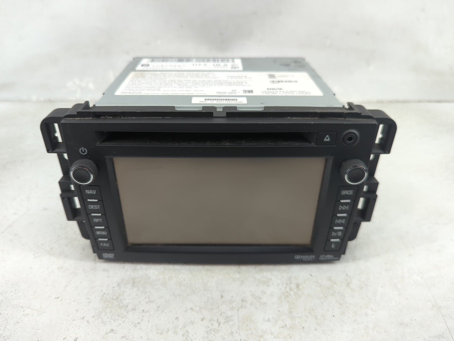 2012-2014 Gmc Yukon Radio AM FM Cd Player Receiver Replacement P/N:22870863 DW468100-7172, UYS-UL8 Fits Fits 2012 2013 2014 