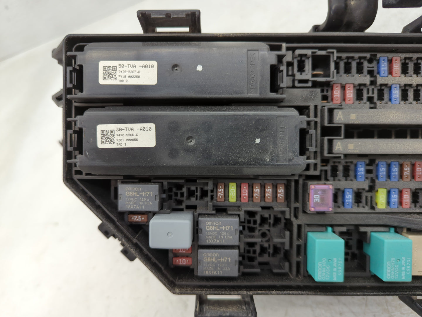2008 Honda Accord Fusebox Fuse Box Panel Relay Module P/N:TVA-A01 Fits OEM Used Auto Parts - Oemusedautoparts1.com