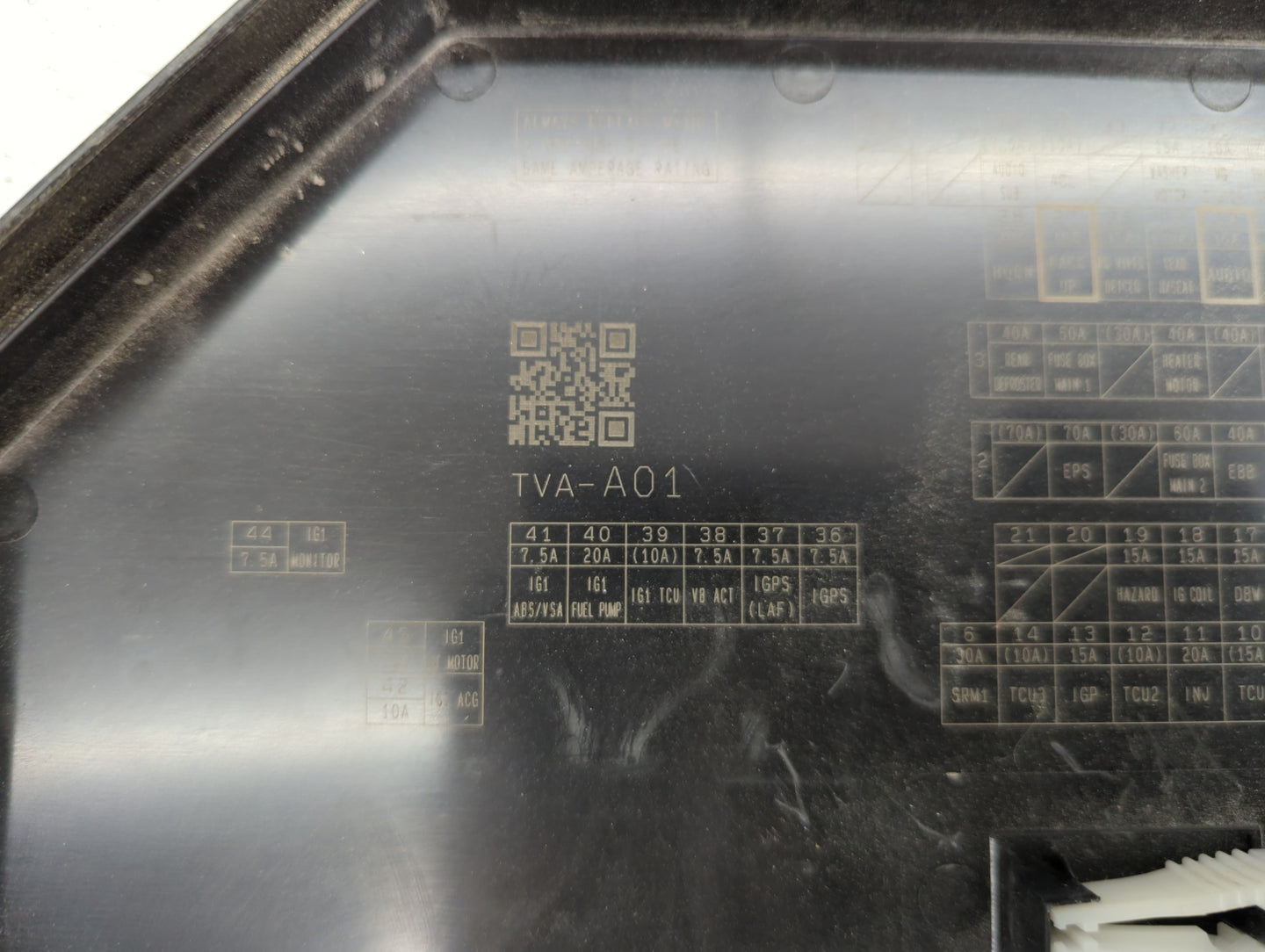 2008 Honda Accord Fusebox Fuse Box Panel Relay Module P/N:TVA-A01 Fits OEM Used Auto Parts - Oemusedautoparts1.com