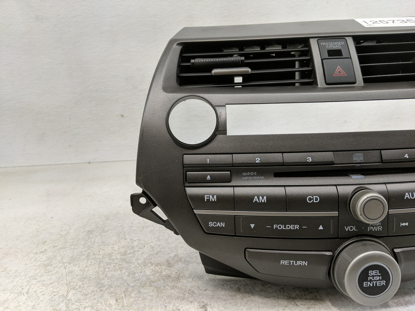 2012 Honda Accord Radio AM FM Cd Player Receiver Replacement P/N:SGA001981264 Fits OEM Used Auto Parts - Oemusedautoparts1.c