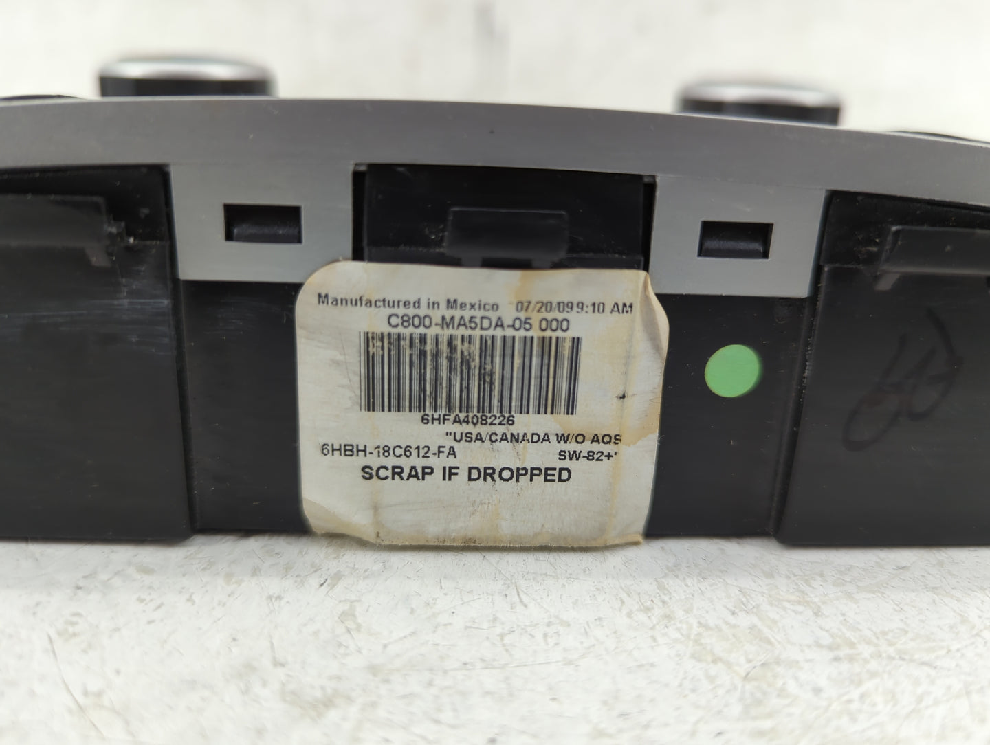2008-2012 Honda Accord Climate Control Module Temperature AC/Heater Replacement P/N:97250 2BXXX 97250-0W350 Fits OEM Used Au