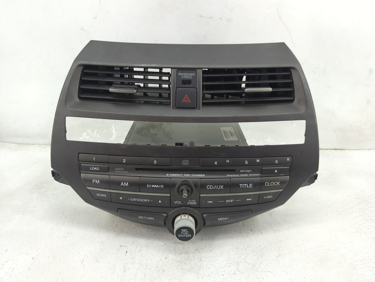 2011-2012 Honda Accord Radio AM FM Cd Player Receiver Replacement P/N:77260TA5A600 PCF001744512 Fits Fits 2011 2012 OEM Used
