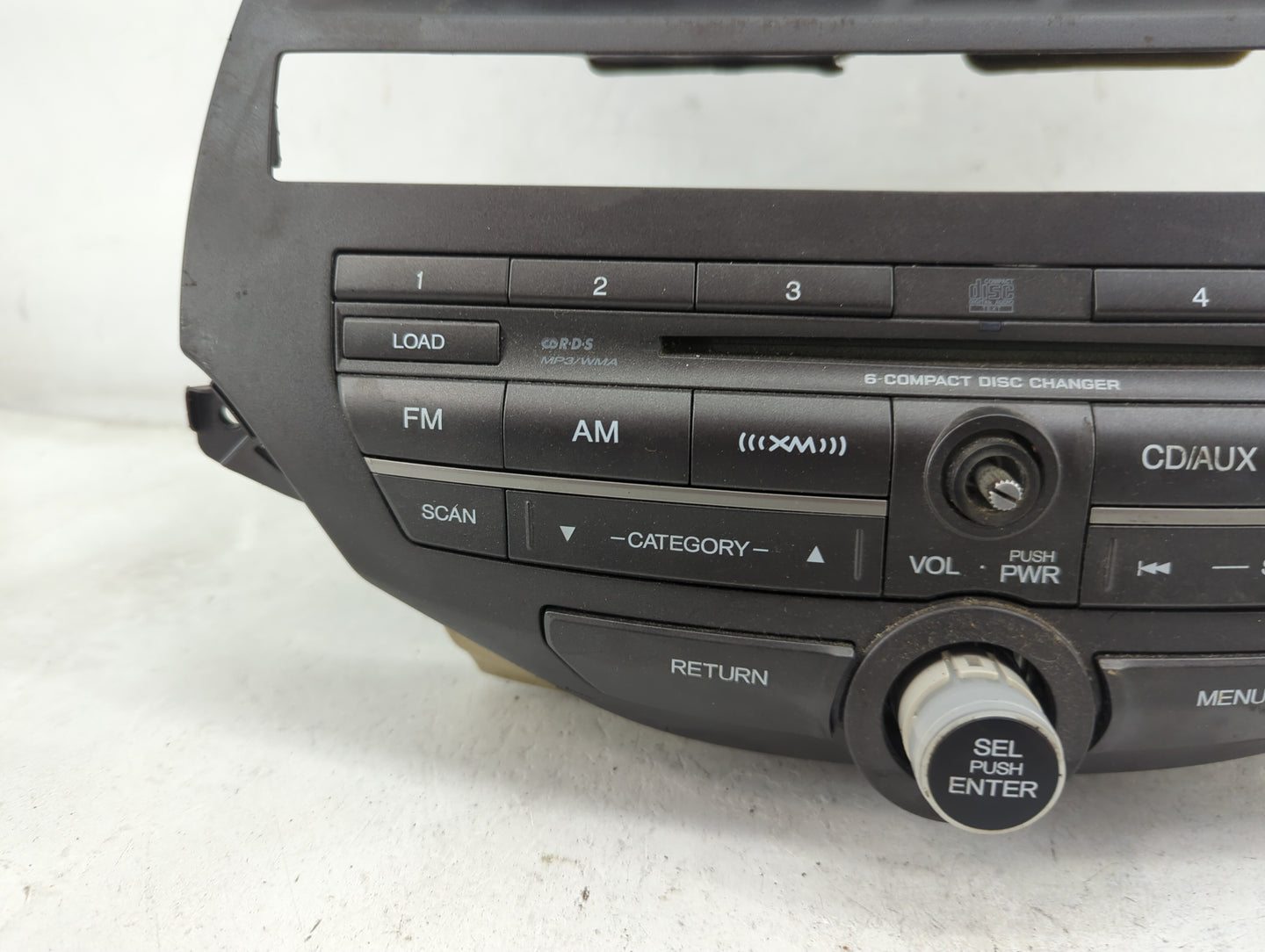 2011-2012 Honda Accord Radio AM FM Cd Player Receiver Replacement P/N:77260TA5A600 PCF001744512 Fits Fits 2011 2012 OEM Used