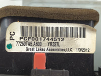 2011-2012 Honda Accord Radio AM FM Cd Player Receiver Replacement P/N:77260TA5A600 PCF001744512 Fits Fits 2011 2012 OEM Used