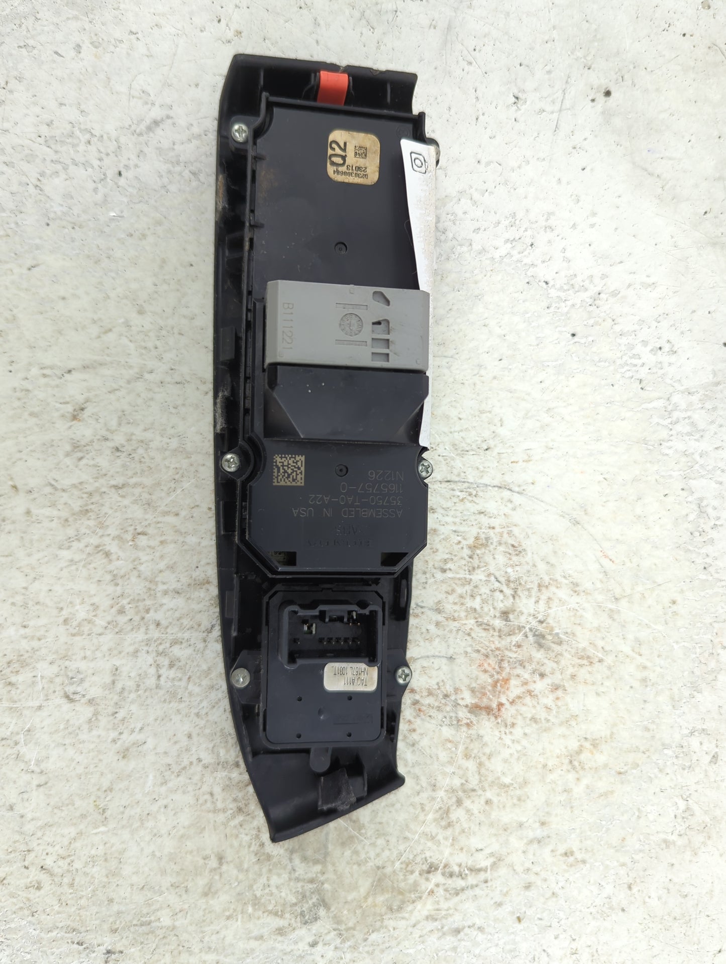 2008-2012 Honda Accord Master Power Window Switch Replacement Driver Side Left P/N:35750-TA0-A22 1657757-0 Fits OEM Used Aut