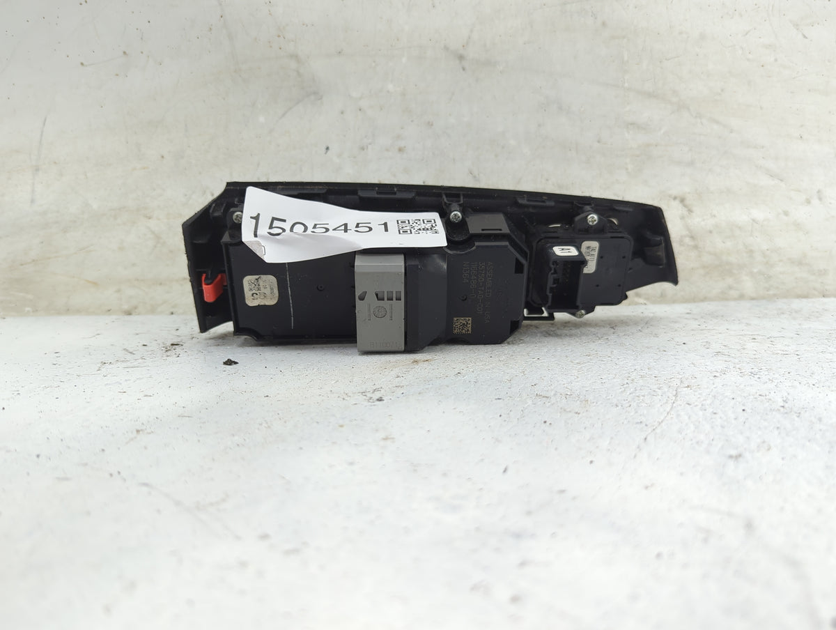 2008-2012 Honda Accord Master Power Window Switch Replacement Driver Side Left P/N:35750-TA0-C01 Fits OEM Used Auto Parts - 
