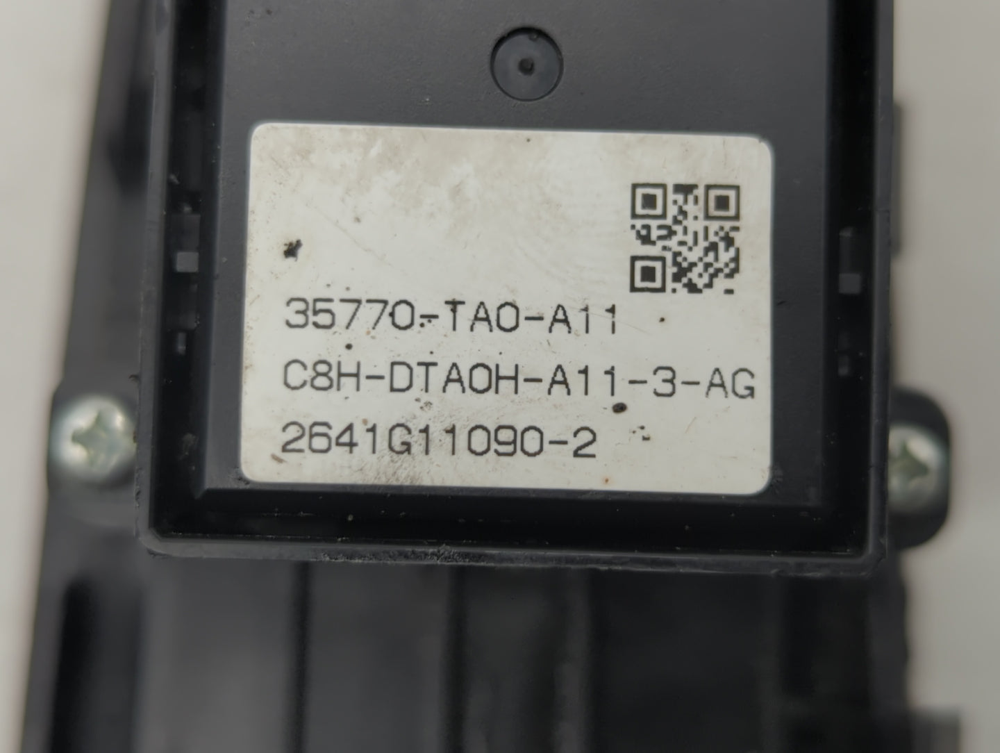 2012 Honda Accord Master Power Window Switch Replacement Driver Side Left P/N:35770-TA0-A11 Fits OEM Used Auto Parts - Oemus