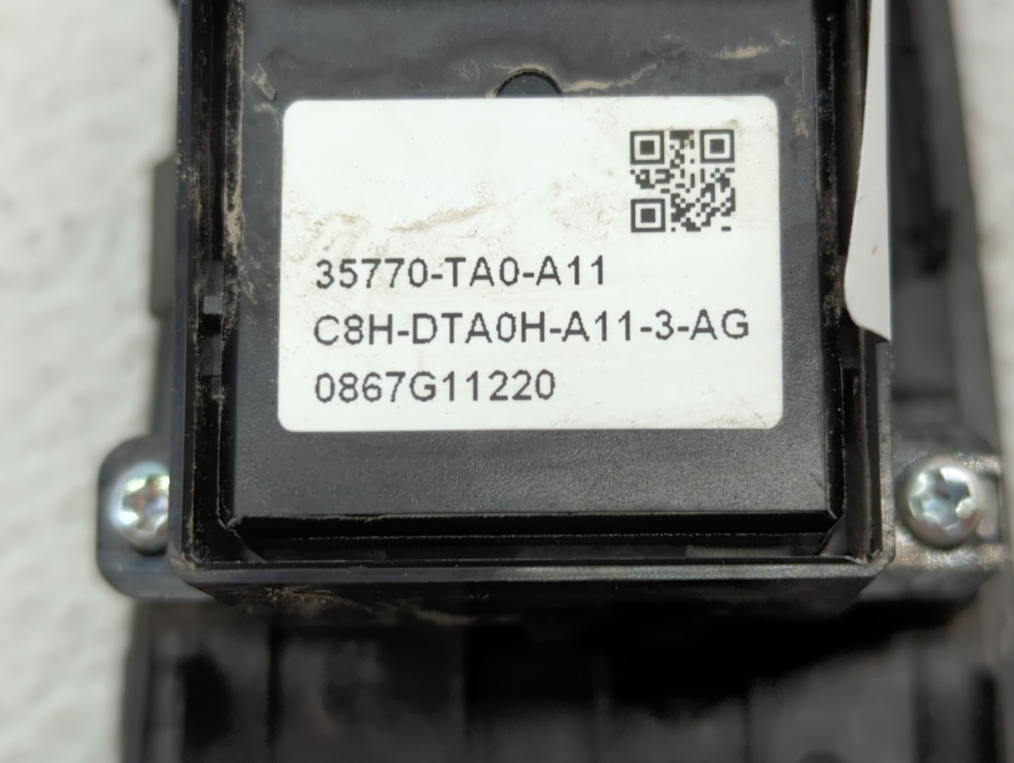 2012 Honda Accord Driver Left Rear Power Window Switch 35770-ta0-a11 - Oemusedautoparts1.com