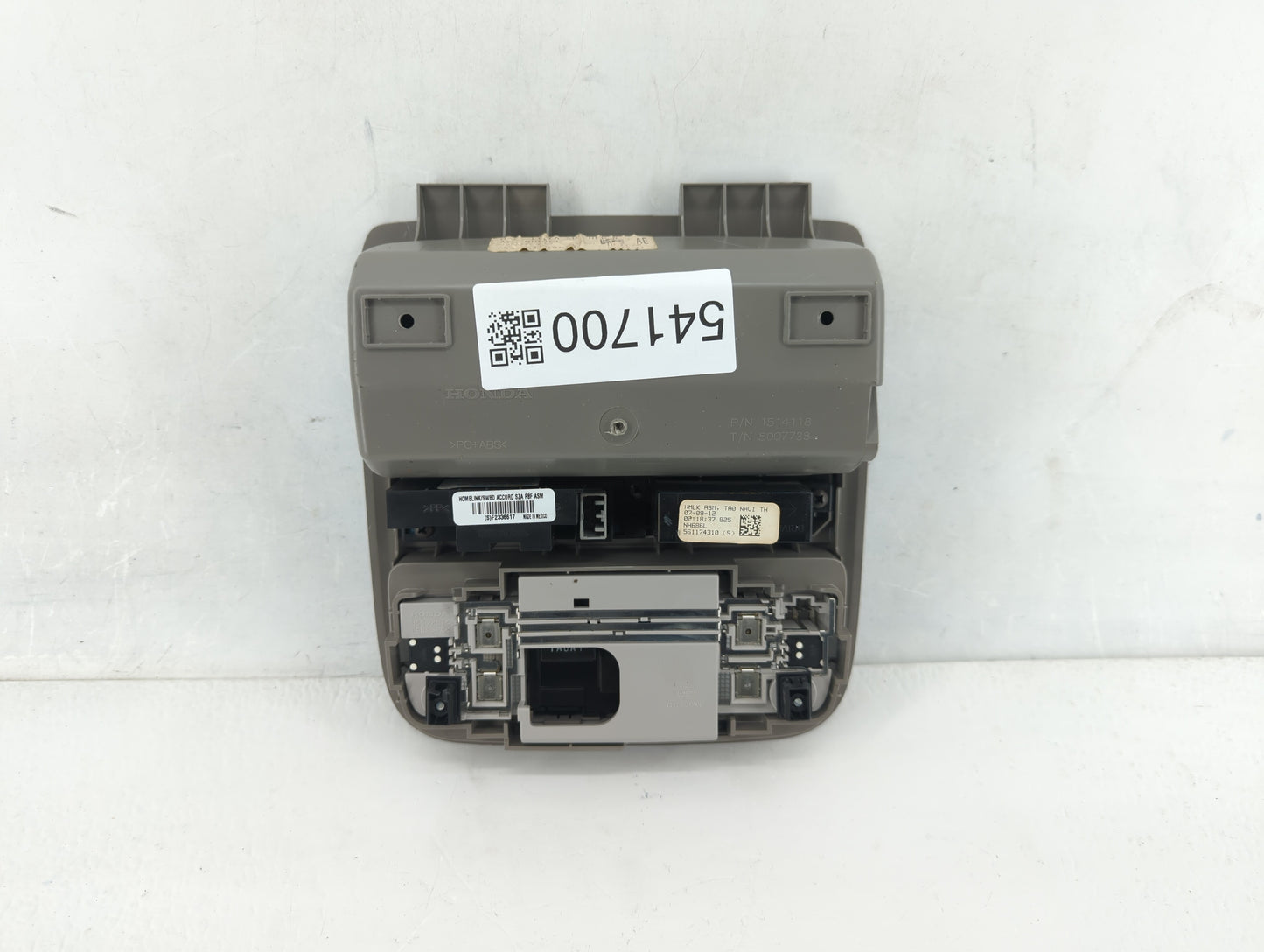 2008-2012 Honda Accord Center Floor Console P/N:1514118 Fits Fits 2008 2009 2010 2011 2012 2013 2014 2015 OEM Used Auto Part