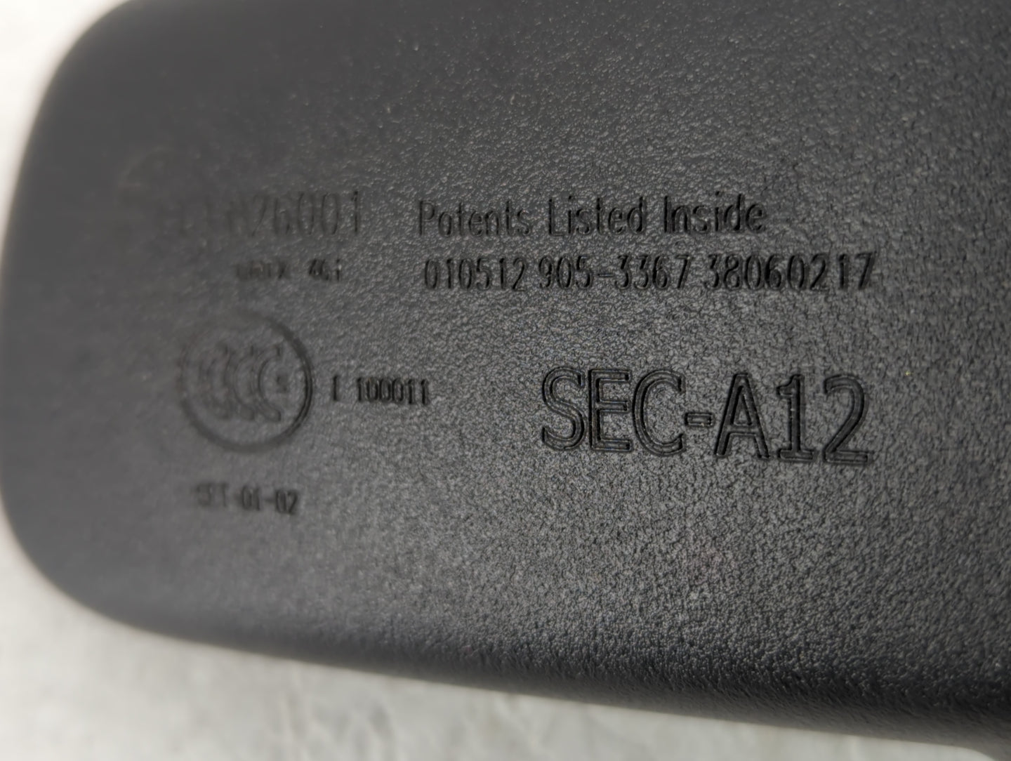 2006-2012 Honda Accord Interior Rear View Mirror Replacement OEM P/N:SEC-A12 E11015617 Fits OEM Used Auto Parts - Oemusedaut