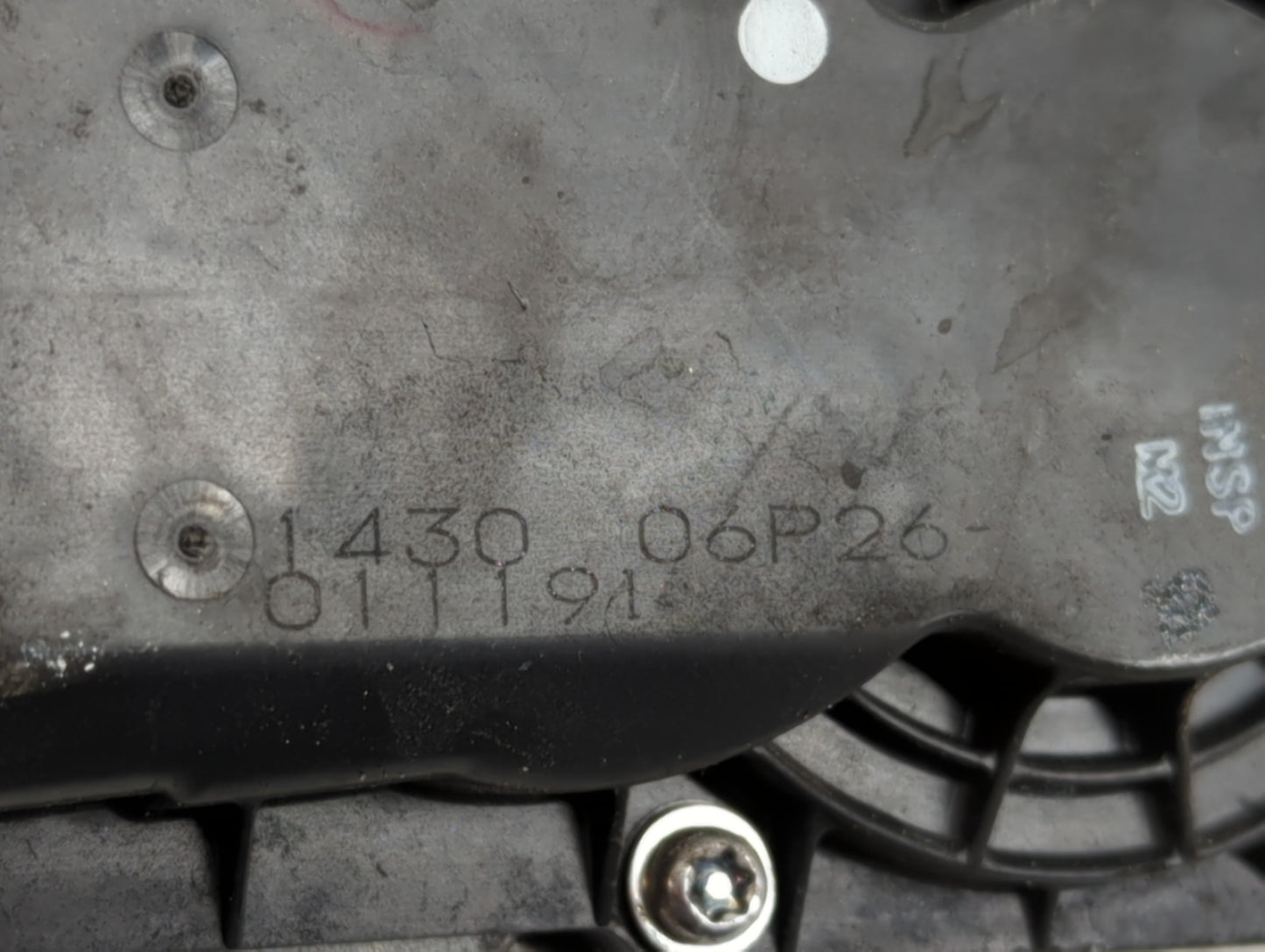 2010-2012 Honda Accord Throttle Body P/N:1430 06P26-011191 Fits Fits 2009 2010 2011 2012 2013 2014 2015 2016 2017 OEM Used A