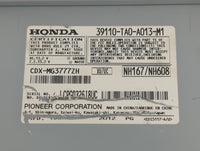2008-2012 Honda Accord Radio AM FM Cd Player Receiver Replacement P/N:39110-TA0-A013-M1 Fits Fits 2008 2009 2010 2011 2012 O