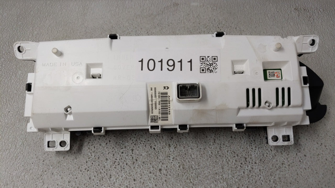 2012-2015 Honda Civic Instrument Cluster Speedometer Gauges P/N:78260-TR0-A132-M1 78200-TR3-A212-M1 Fits Fits 2012 2013 2014