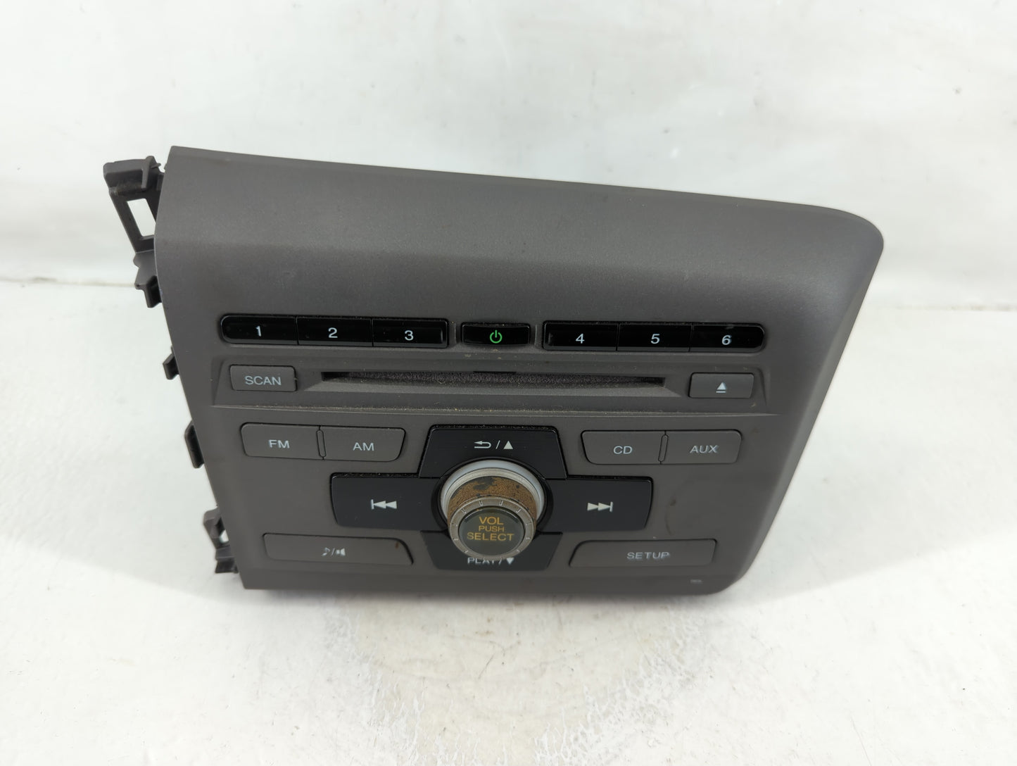 2012 Honda Civic Radio AM FM Cd Player Receiver Replacement P/N:39100-TR0-A315-M1 Fits OEM Used Auto Parts - Oemusedautopart