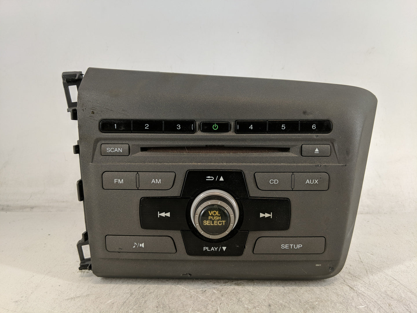 2012 Honda Civic Radio AM FM Cd Player Receiver Replacement P/N:39100-TS8-A313-M1 Fits OEM Used Auto Parts - Oemusedautopart