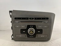 2012 Honda Civic Radio AM FM Cd Player Receiver Replacement P/N:39100-TS8-A313-M1 Fits OEM Used Auto Parts - Oemusedautopart