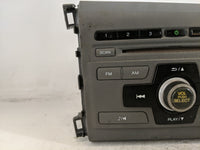 2012 Honda Civic Radio AM FM Cd Player Receiver Replacement P/N:39100-TS8-A313-M1 Fits OEM Used Auto Parts - Oemusedautopart