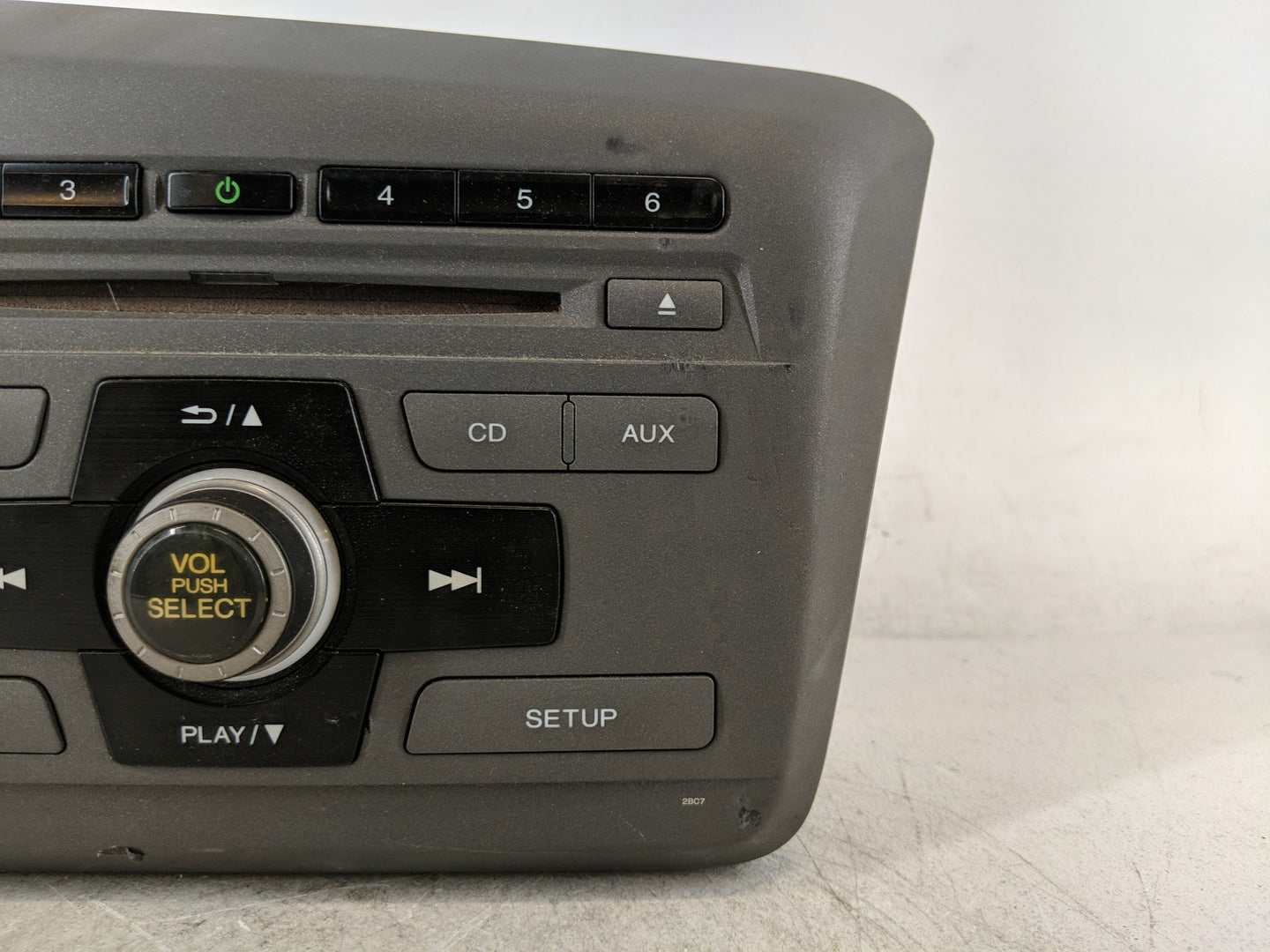 2012 Honda Civic Radio AM FM Cd Player Receiver Replacement P/N:39100-TS8-A313-M1 Fits OEM Used Auto Parts - Oemusedautopart