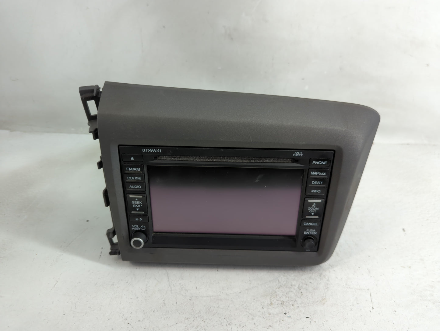 2012 Honda Civic Radio AM FM Cd Player Receiver Replacement P/N:39540-TR2-A02 Fits OEM Used Auto Parts - Oemusedautoparts1.c