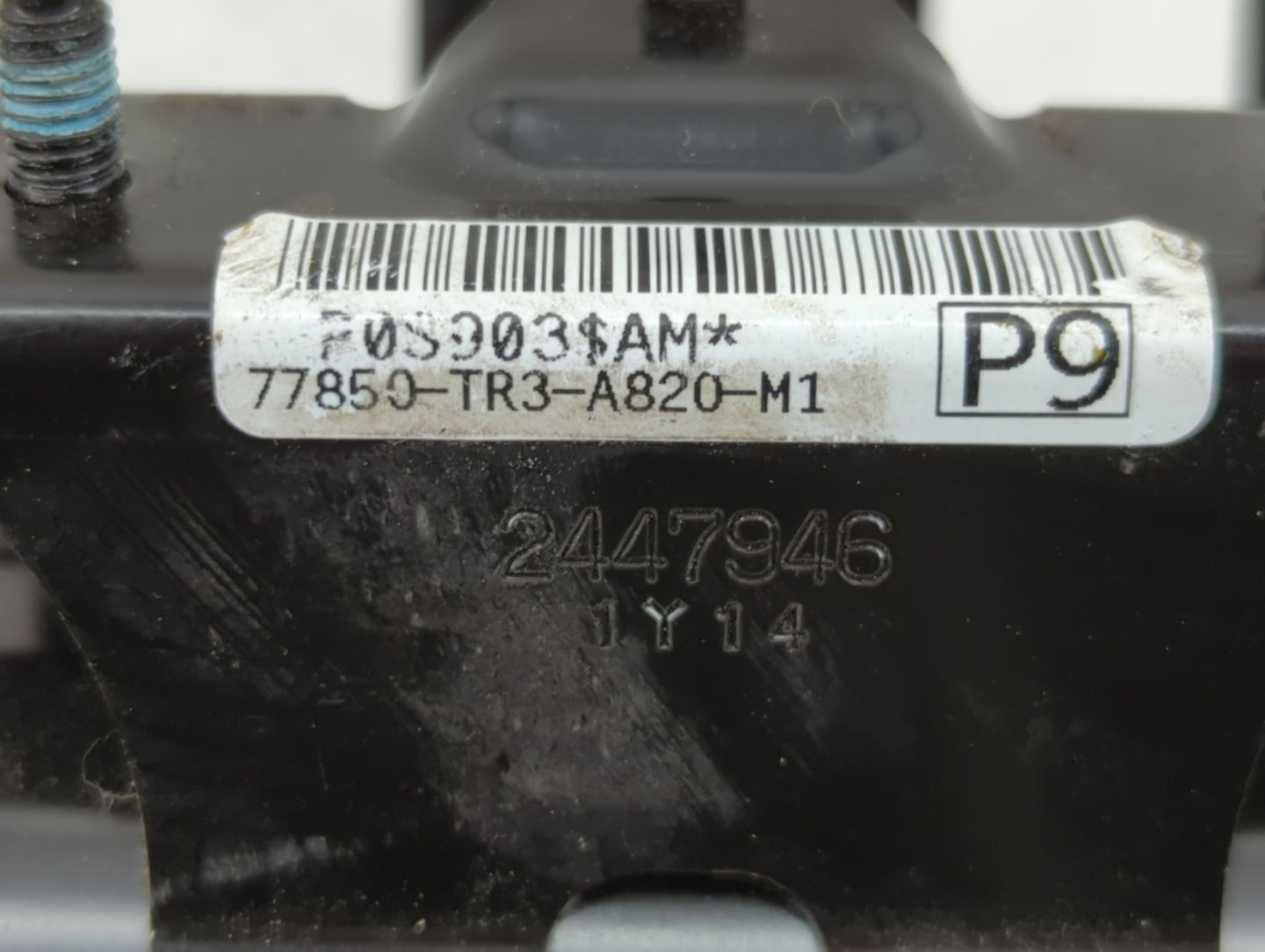 2012 Honda Civic Air Bag Passenger Right Dashboard OEM P/N:77820-TR3-A20ZA Fits OEM Used Auto Parts - Oemusedautoparts1.com