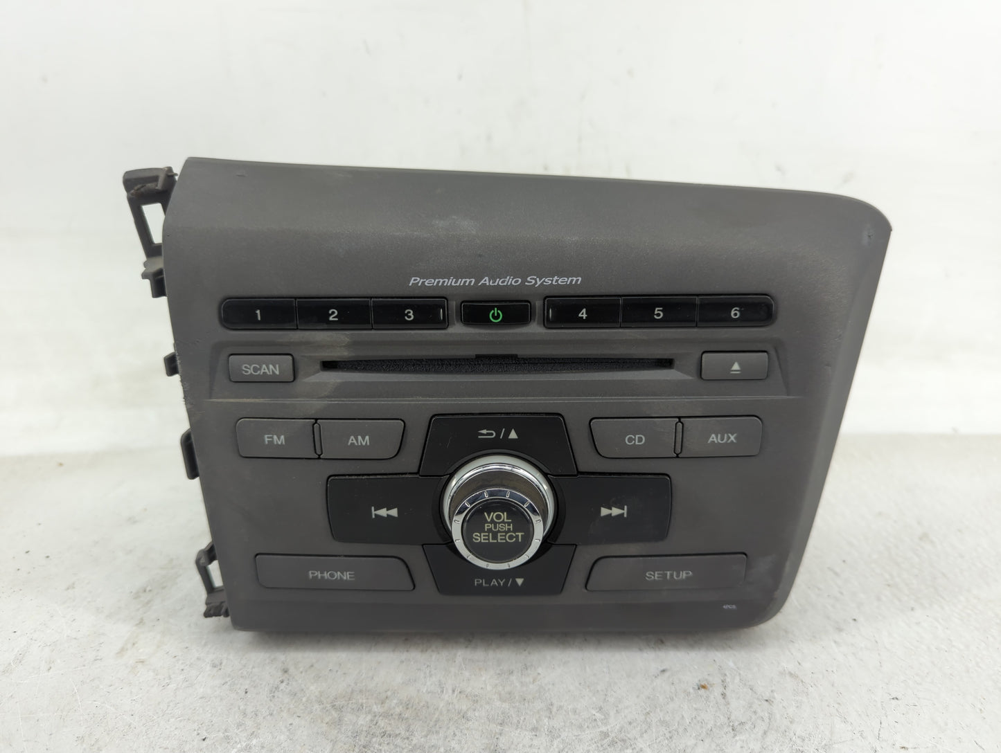 2012 Honda Civic Radio AM FM Cd Player Receiver Replacement P/N:39100-TR0-A91 Fits OEM Used Auto Parts - Oemusedautoparts1.c
