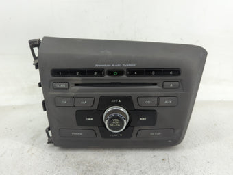 compare product 2012 Honda Civic Radio AM FM Cd Player Receiver Replacement P/N:39100-TR0-A91 Fits OEM Used Auto Parts