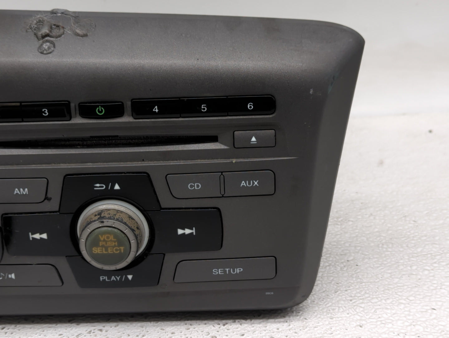 2012 Honda Civic Radio AM FM Cd Player Receiver Replacement P/N:39100-TR0-A315-M1 Fits OEM Used Auto Parts - Oemusedautopart