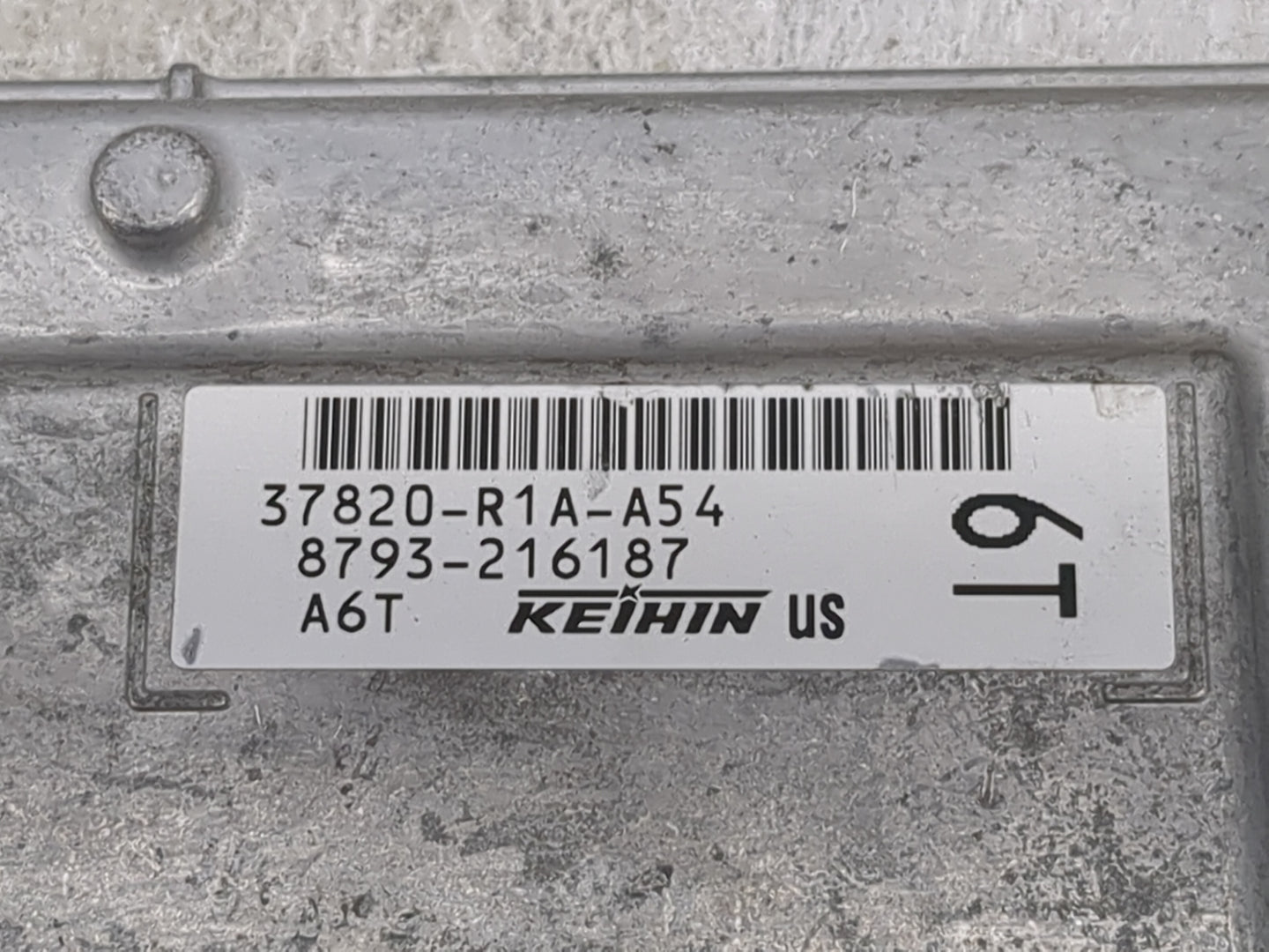 2012-2013 Honda Civic PCM Engine Control Computer ECU ECM PCU OEM P/N:37820-R1A-A54 8793-216187 Fits Fits 2012 2013 OEM Used