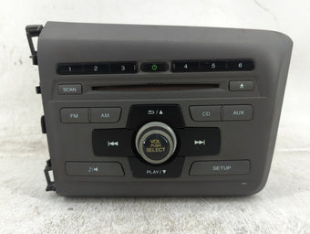 compare product 2012 Honda Civic Radio AM FM Cd Player Receiver Replacement P/N:39100-TR0-A314-M1 MF641AC Fits OEM Used Auto Parts