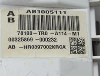 2012 Honda Civic Instrument Cluster Speedometer Gauges P/N:78100-TR0-A114-M1 Fits OEM Used Auto Parts - Oemusedautoparts1.co