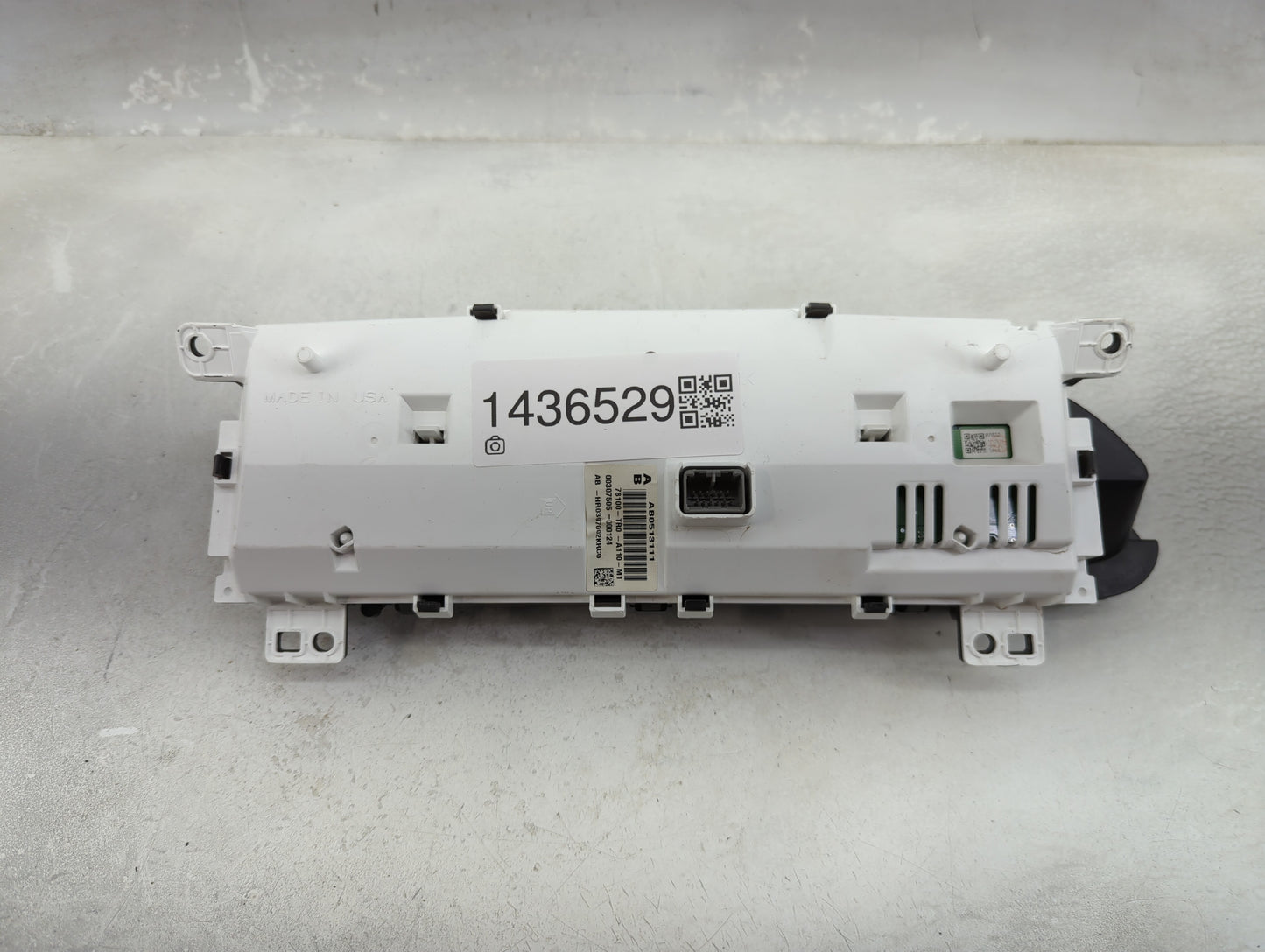2012 Honda Civic Instrument Cluster Speedometer Gauges P/N:78100-TR0-A110-M1 AB0513111 Fits OEM Used Auto Parts - Oemusedaut