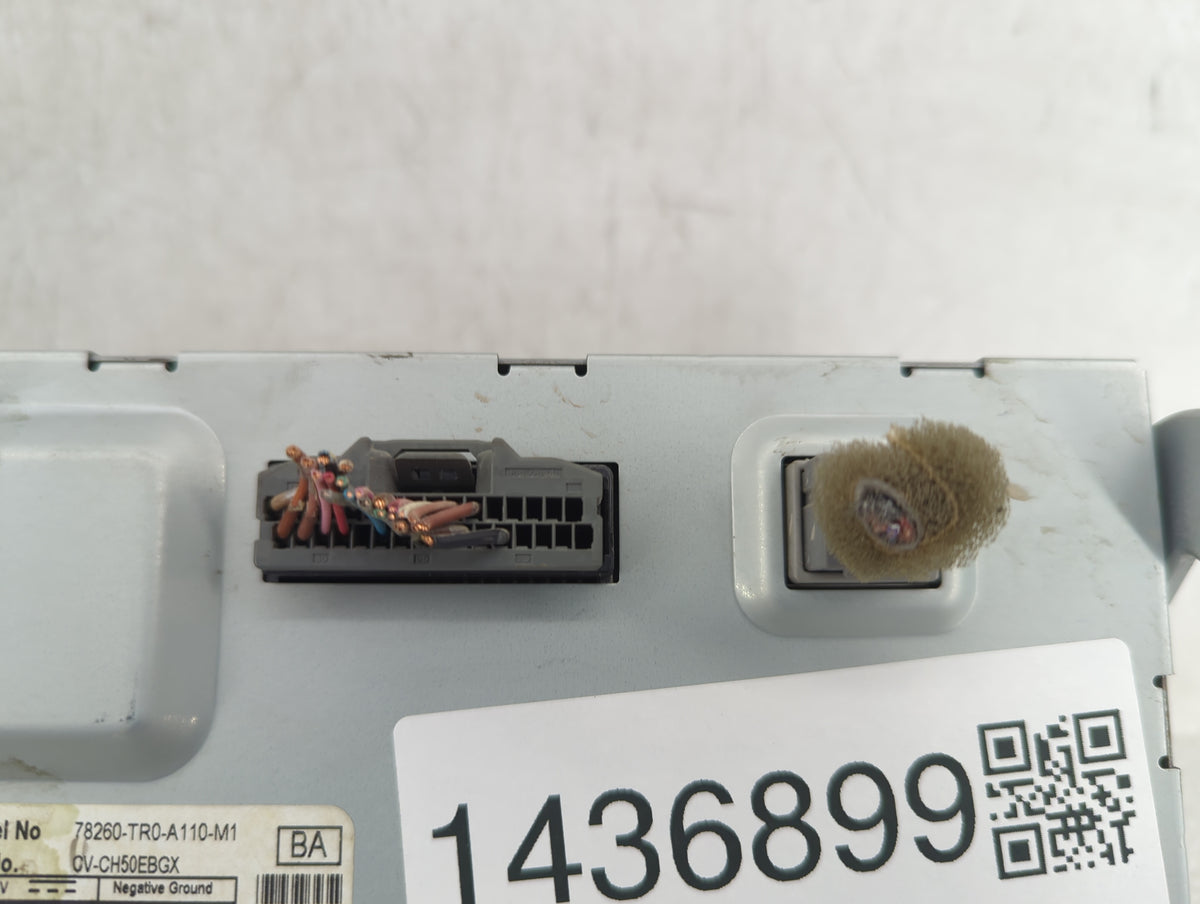 2012 Honda Civic Radio AM FM Cd Player Receiver Replacement P/N:78260-TR0-A110-M1 Fits OEM Used Auto Parts - Oemusedautopart