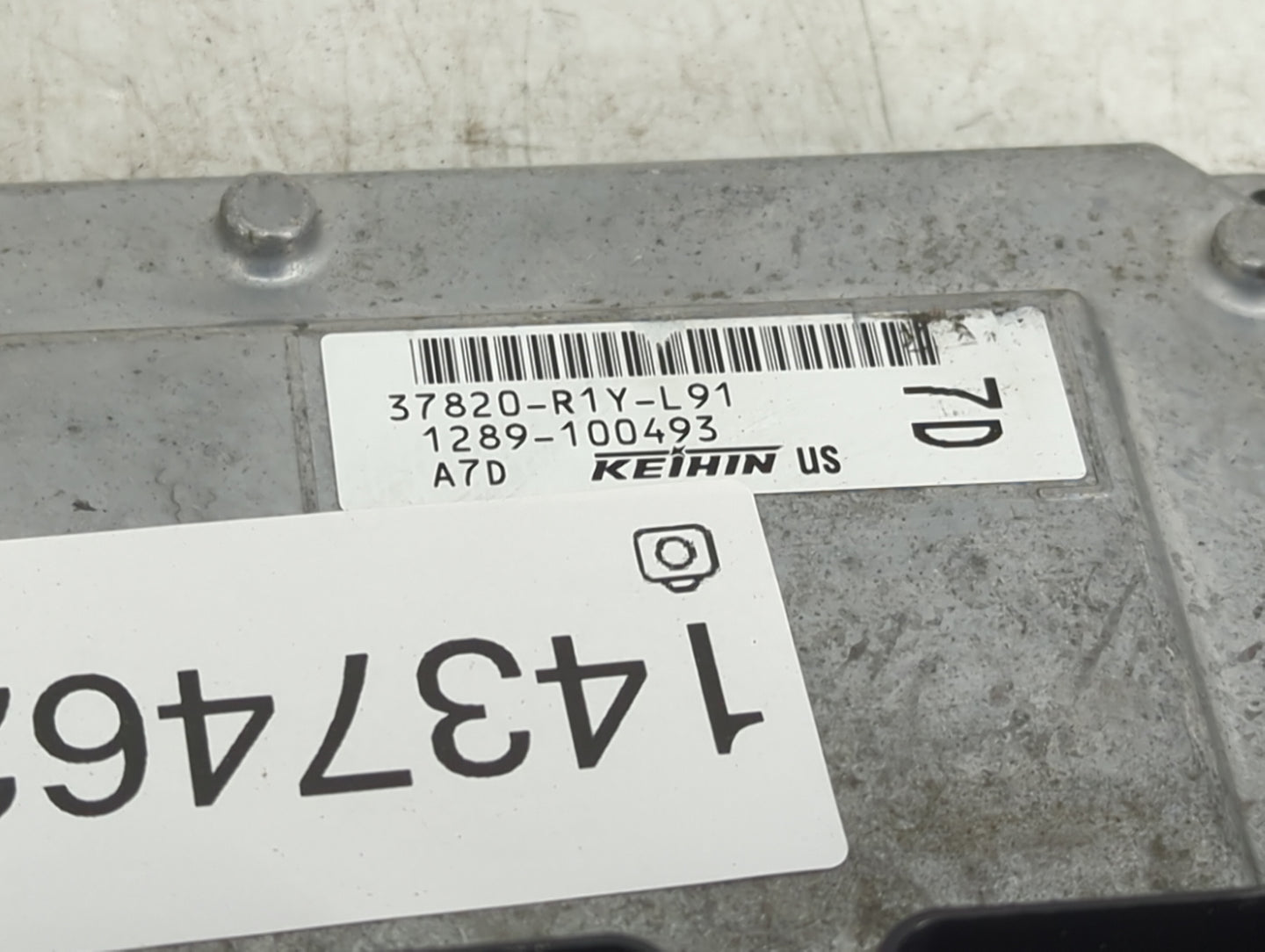 2012 Honda Civic PCM Engine Control Computer ECU ECM PCU OEM P/N:37820-R1Y-L91 Fits OEM Used Auto Parts - Oemusedautoparts1.