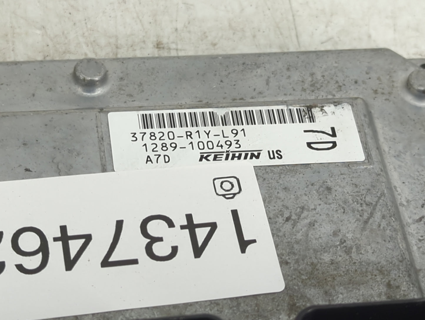 2012 Honda Civic PCM Engine Control Computer ECU ECM PCU OEM P/N:37820-R1Y-L91 Fits OEM Used Auto Parts - Oemusedautoparts1.
