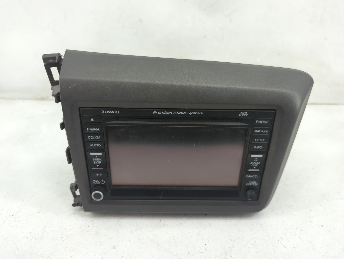 2012-2012 Honda Civic Information Display Screen 1440899 - Oemusedautoparts1.com