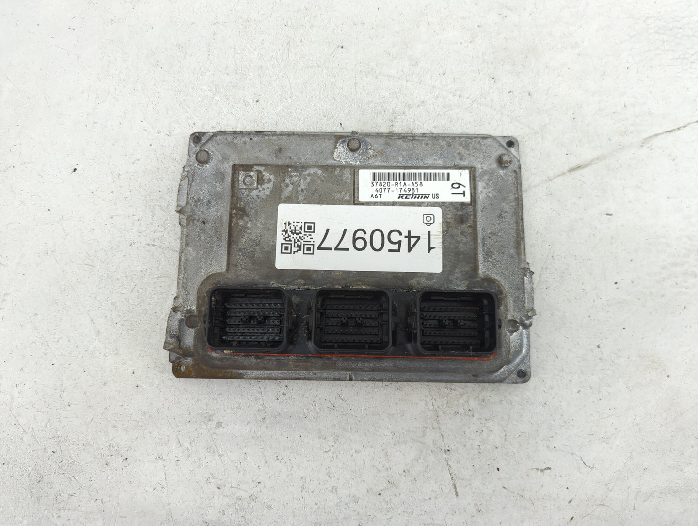 2012-2013 Honda Civic PCM Engine Control Computer ECU ECM PCU OEM P/N:37820-R1A-A58 Fits Fits 2012 2013 OEM Used Auto Parts 