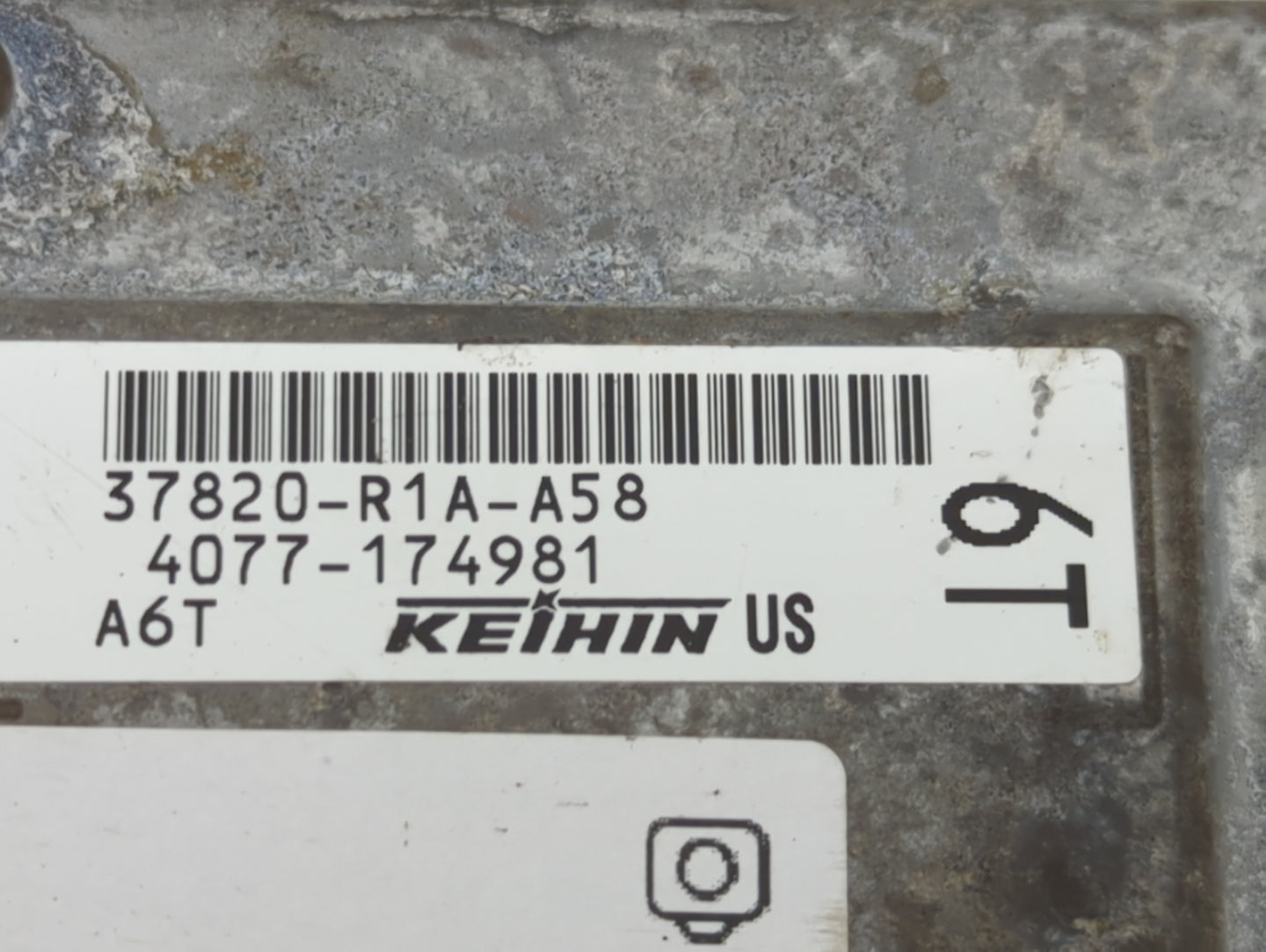 2012-2013 Honda Civic PCM Engine Control Computer ECU ECM PCU OEM P/N:37820-R1A-A58 Fits Fits 2012 2013 OEM Used Auto Parts 