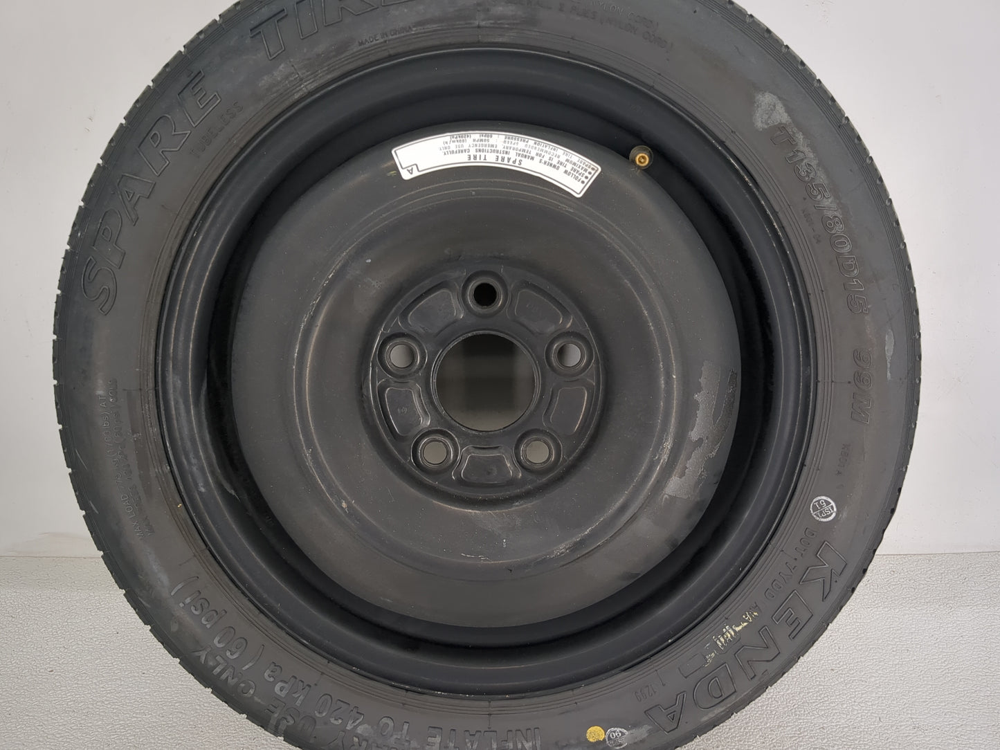2012-2015 Honda Civic Spare Donut Tire Wheel Rim Oem 1455292 - Oemusedautoparts1.com