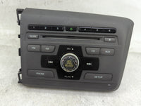 2012 Honda Civic Radio AM FM Cd Player Receiver Replacement P/N:39100-TR0-A81 Fits OEM Used Auto Parts - Oemusedautoparts1.c