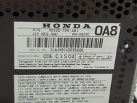 2012 Honda Civic Radio AM FM Cd Player Receiver Replacement P/N:39100-TR0-A81 Fits OEM Used Auto Parts - Oemusedautoparts1.c